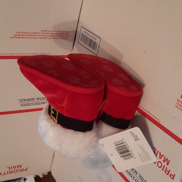 Santa boot holiday slipper/boot (toddler) - Picture 4 of 6
